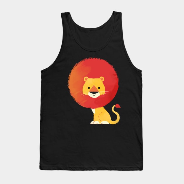 Lion Tank Top by jayf23